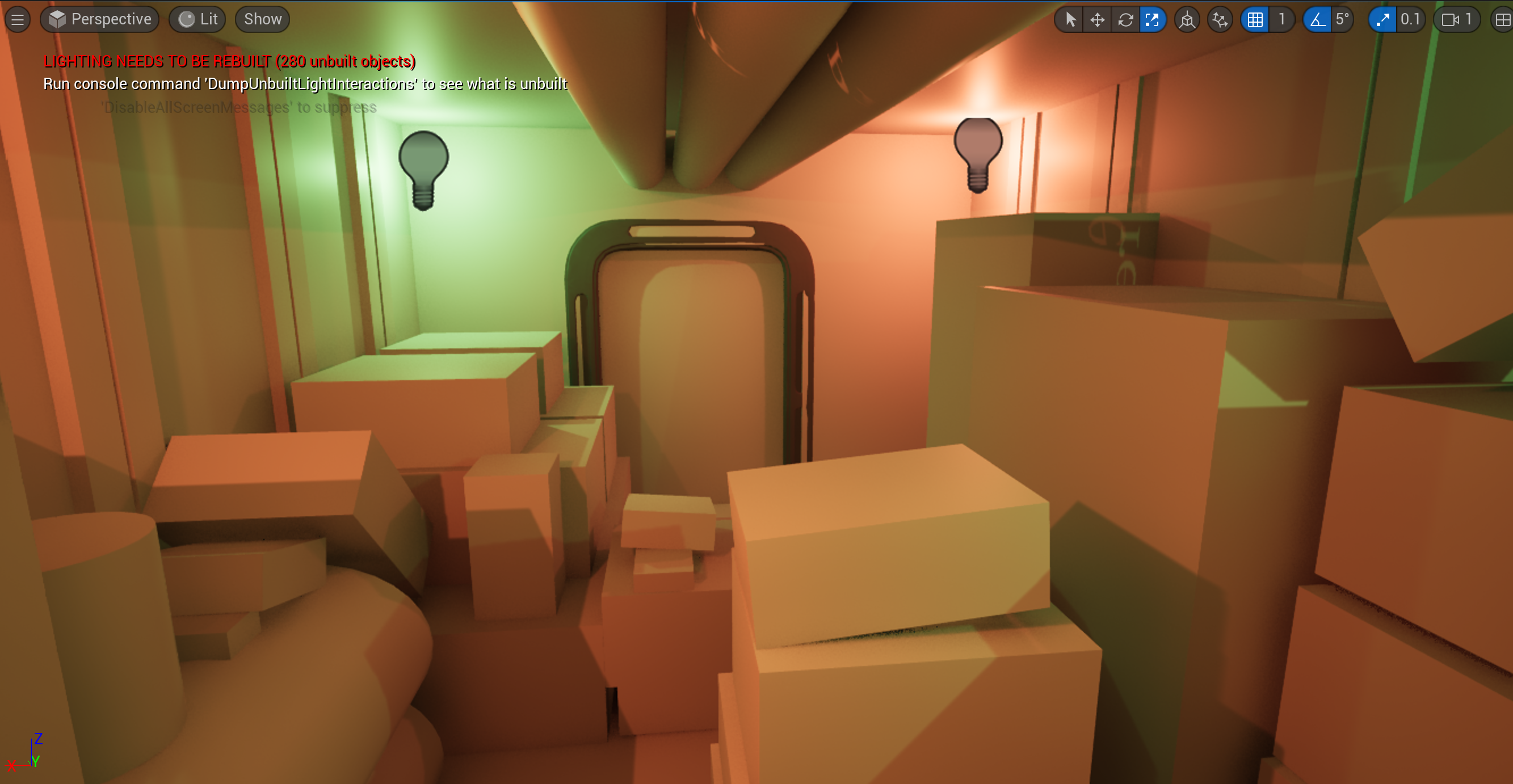 HalcyonVR Cargo Bay Lit